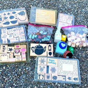 Stampin’ Up! (and more) early 2000s stamp packs